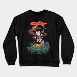 invocation of the wizard cat Crewneck Sweatshirt